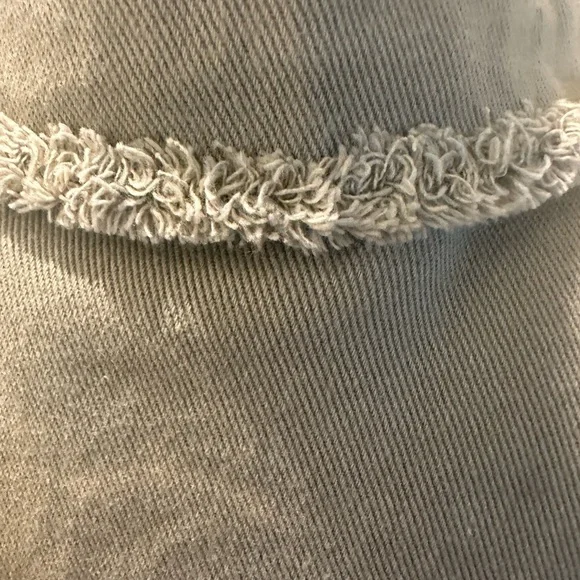 ChicMe Oversized Khaki & Sequin Button Down Shirt-Size S - Picture 7 of 12